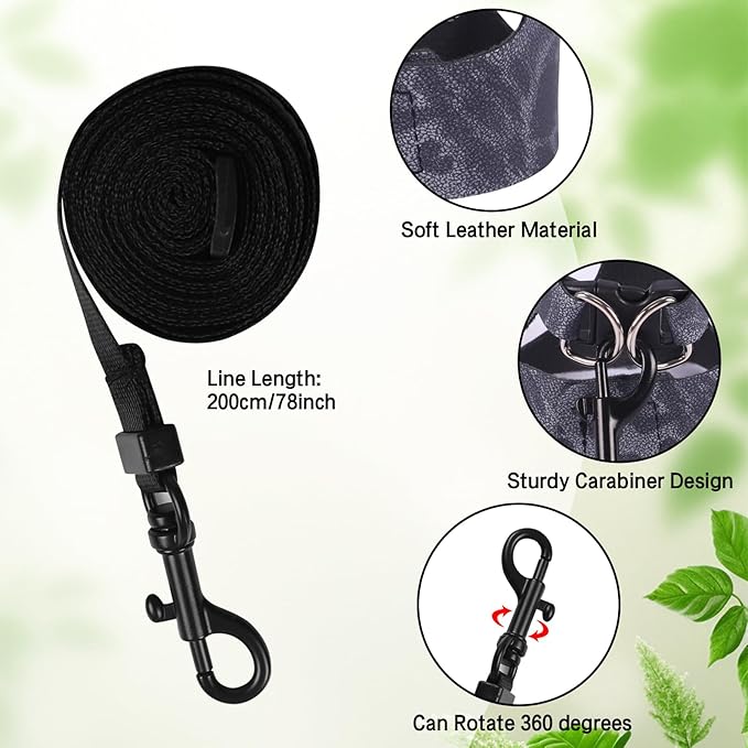 Bearded Dragon Lizard Leash Harness 3 Size Pack Leopard Print Lizard Harness Leash for Outdoor Small Reptiles Animal Squirrels (Blue)