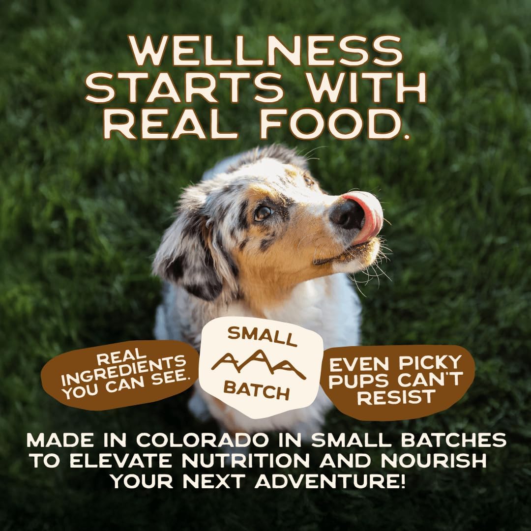 Smart Cookie Natural Dog Food Topper - Superfood - Salmon Dog Meal Mixer for All Ages - Food Topper for Picky Eaters and Boosting Nutrition - Non GMO, Made in The USA - 7 oz Bag (15 Day Supply)