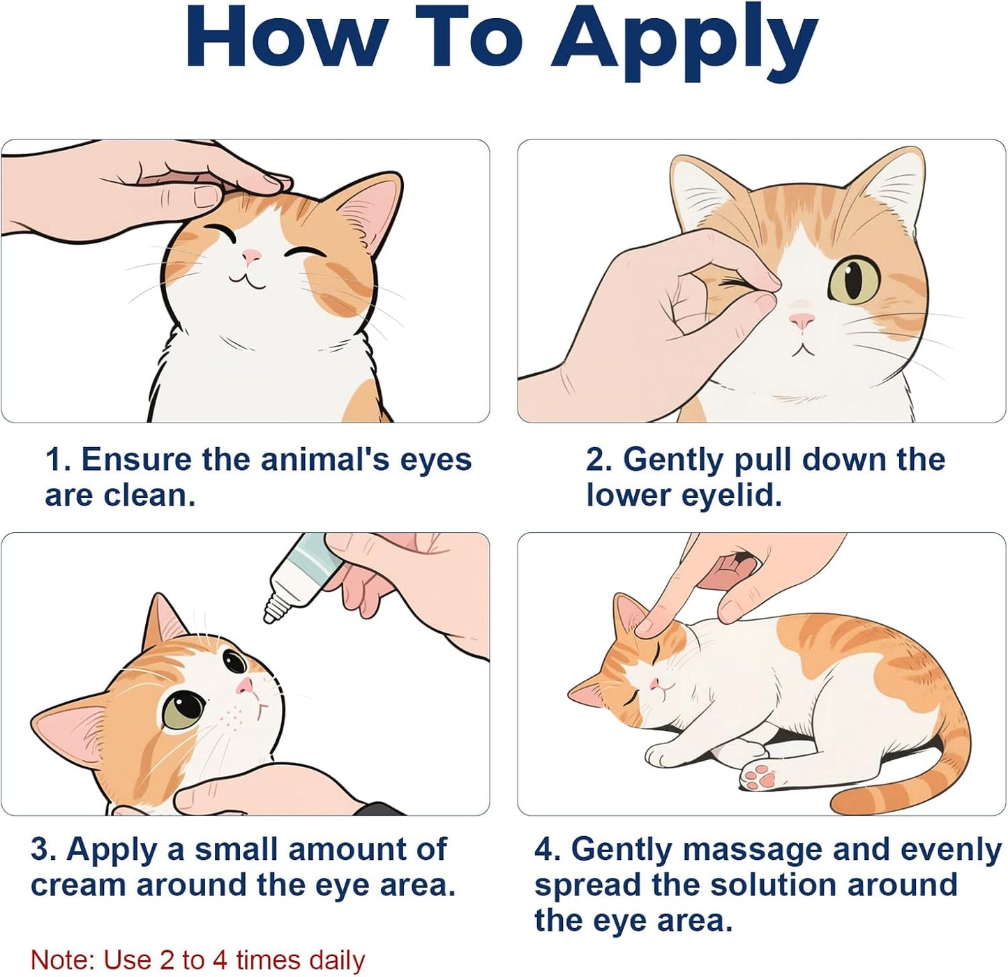 Pet Eye Cream, Health Premium Tube Eye Cream Suitable for Dog, Cat, Cattle, Horse, Sheep, Squirrel, Bird Fit for All Pets (3.5gr/1 Per Tube) 1 Pack