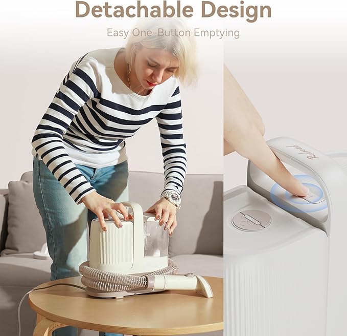 Redroad Dog Grooming Kit 14000PA, Dog Grooming Vacuum, Professional Pet Grooming Vacuum with 6 Pet Tools for Shedding Thick and Thin Dogs Cats Hair, Acuum Suction Removes 99% of Dogs Cats Hair, P17