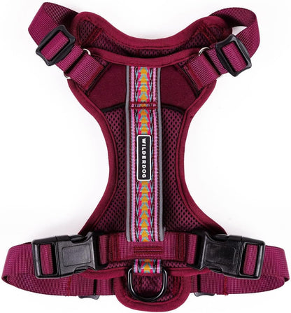 Wilderdog Lightweight Dog Harness with Reflective Straps - Large - Huckleberry