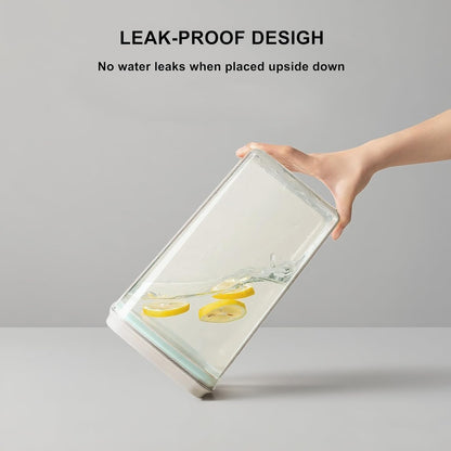 3-5 Lbs Dog-Cat Pop Treat - Airtight Jar - Pet Food Storage Container for Kibble & Treats, 2pcs 4L/4.2qt with 130ml/0.14qt Half Scoop Stackable Pop Lid Plastic Container with Lid