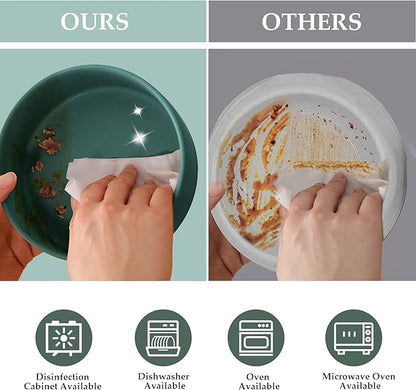 SPUNKYJUNKY 15° Slanted Ceramic Dog and Cat Bowl with Wooden Stand, Tilted Bulldog Food and Water Bowl No Slip Non-Spill for Cats Medium Dogs Big Face Pets 28.7 OZ (3.6 Cups, Green)