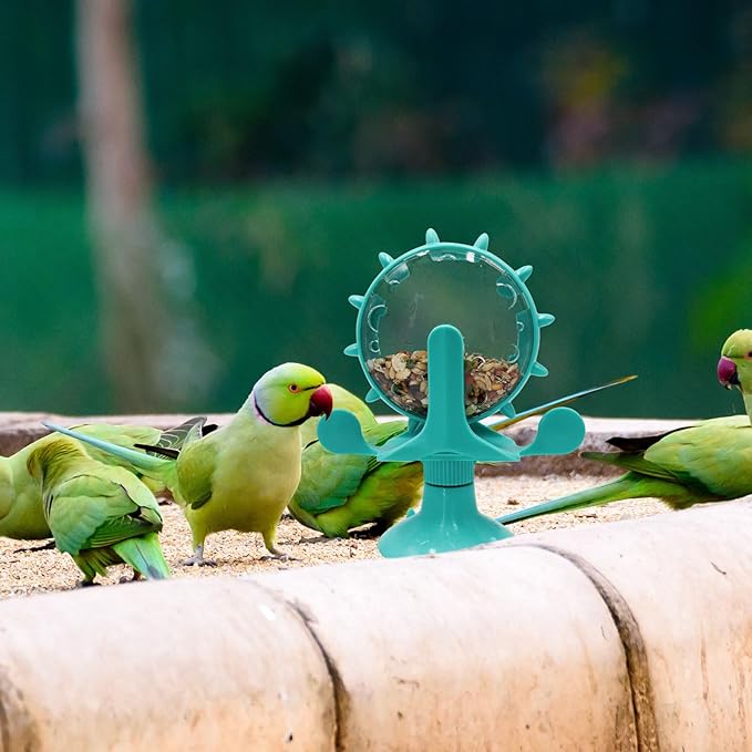 Oooct Bird Foraging Toys, Parrot Rotating Feeders, Bird Chewing Toys, Bird Enrichment Toys, Bird Cage Accessories, Suitable for Birds Parrots Parakeets Cockatiels Conures Lovebirds