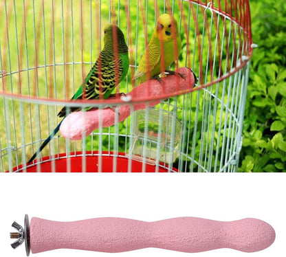 Bird Perch, Parrot Perches for Cage, Bird Buddy Grinding Bar Extender for Parakeet African Grey Cockatoo Budgies Cockatiel