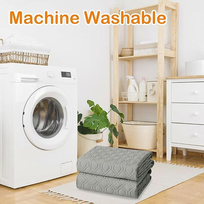 hyha Waterproof Dog Bed Blanket, Soft Pet Blankets, Waterproof Couch Cover for Dogs, Reversible Sofa Covers Washable for Furniture (82x102 Inch, Grey/Grey)