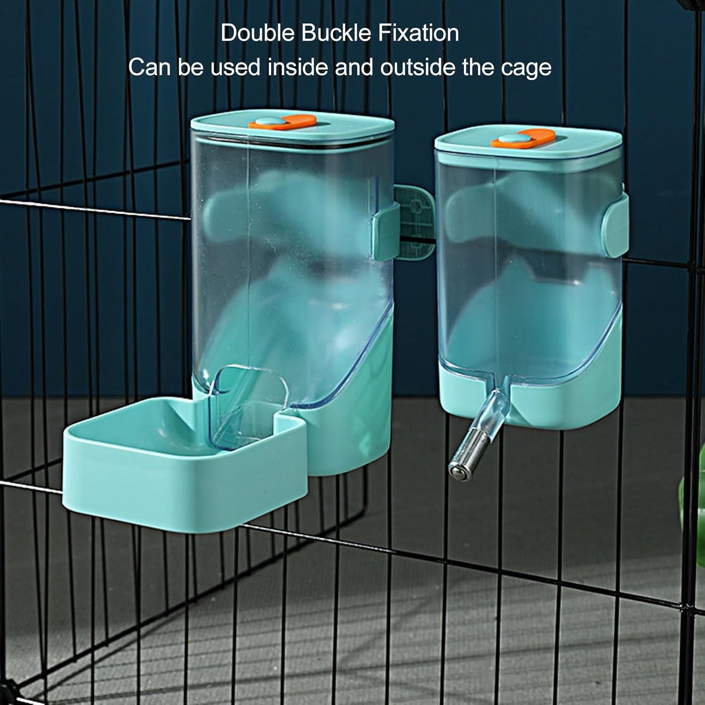 Rabbit Water Dispenser, Rabbit Water Bottle, Pet Feeders for Ferret Guinea Pig Rat Cat Puppy