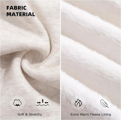 Koneseve Dog Hoodie Fleece, Cat Sweater Warm with Pocket - Soft Clothes for Daily Wear, Basic Hooded Sweatshirts, Winter Coat Clothing, Comfort Tee Shirt Fit for All Breeds Pet - Beige - L