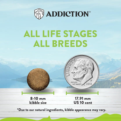 Addiction Viva La Venison Grain-Free Dry Cat Food - with Premium Venison to Support Muscle Development & Maintenance - High-Protein Recipe with Chicken & Low Carb - Made in New Zealand 4lb (4-pk)