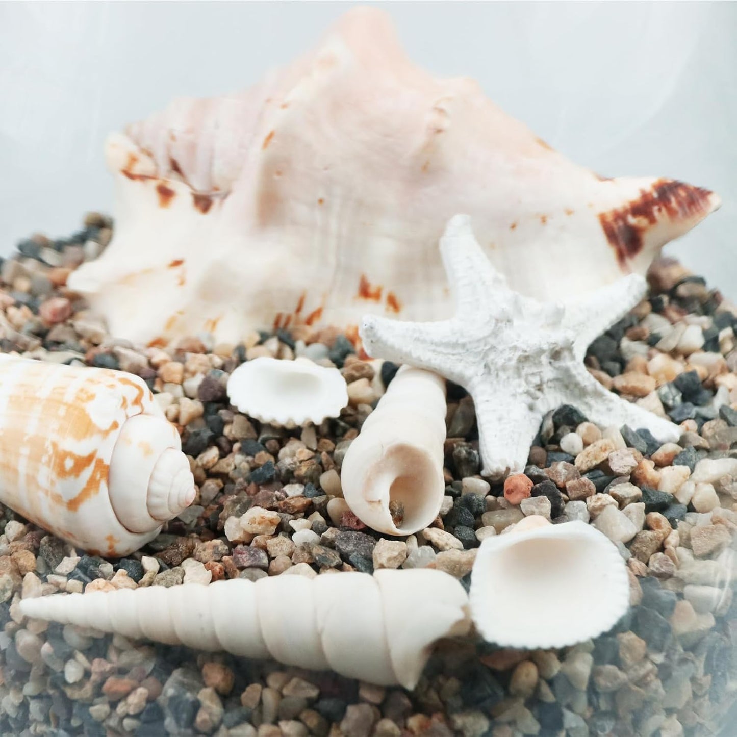 Silica Gravel, Multi-Purpose Mixed Silica Sand for Fire Pits, Aquariums, and Landscaping, 11LB Large