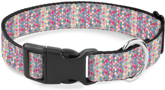 Pink Blue Purple Mermaid Sequin Pet Collar Cat Dog Neck Strap Quick Release Buckle Adjustable Female Male Puppy Corgi