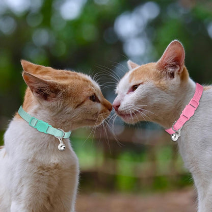 16 PCS Breakaway Cat Collars,Kitten Collar with Bell Cat Collars for Boy Girl Cats Breakaway Collar for Cats 7.5-12.6 Inch