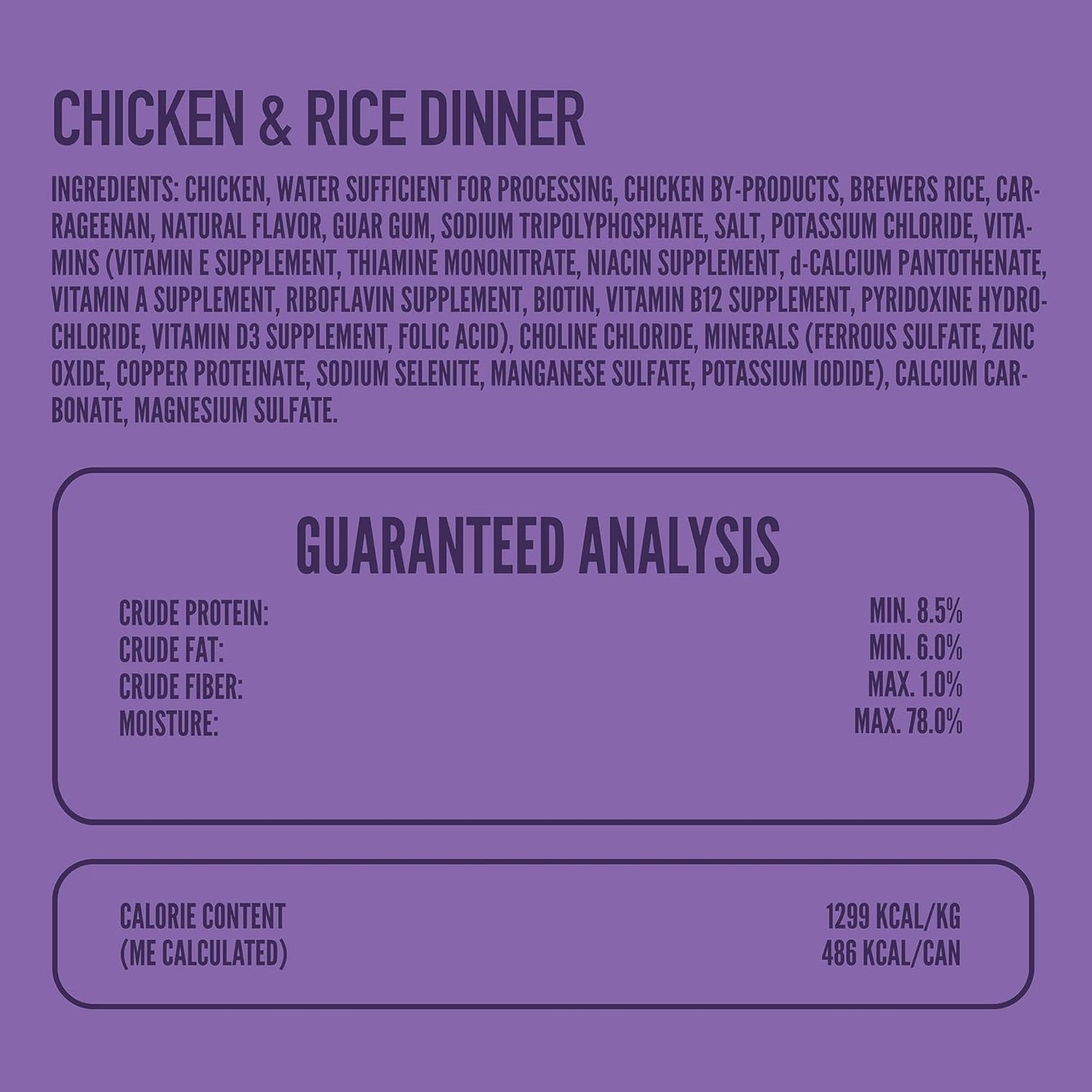 A Strong Heart Wet Dog Food, Chicken & Rice Dinner - 13.2 oz Cans (Pack of 12), Made in The USA with Real Chicken