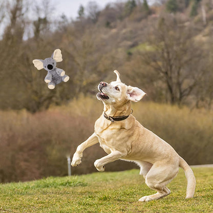 Blnboimrun Plush Dog Toy Koala - Squeaky & Crinkle Paper Chew Toys for Large & Medium Dogs