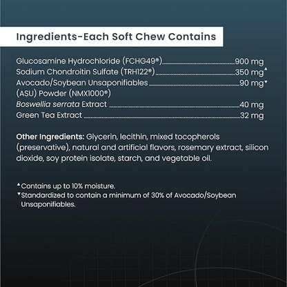 Nutramax Dasuquin for Large Dogs, Joint Health Supplement, Contains Glucosamine for Dogs, Plus Chondroitin, ASU and More, Supports Healthy Joints, Soft Chews, 150 Count