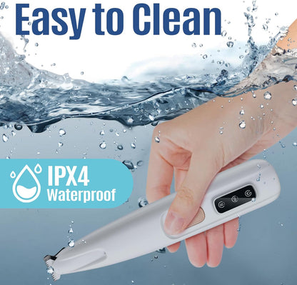 Dog & Cat Paw Trimmer with Pet Paw Balm, Low Noise Dog Face Trimmer with Led Light, 18mm-Blade Pet Hair Trimmer for Grooming Face, Rump, Eyes & Ears, Easy to Clean & Use