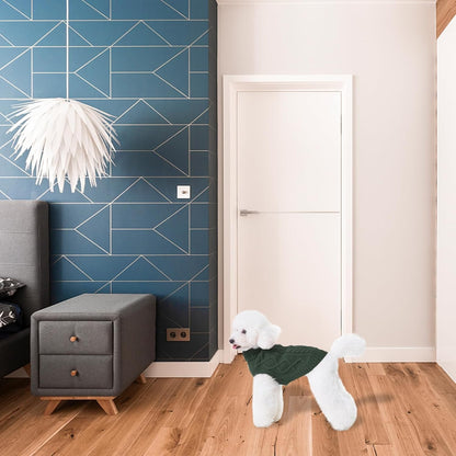 BINGPET Thermal Knitted Dog Sweater for Small Medium Large Dogs,Winter Puppy Cat Coat Warm Sweartershirts Outfits,Classic Cable Knit Turtleneck Pullover Dog Jumper Coat Warm Sweartershirts