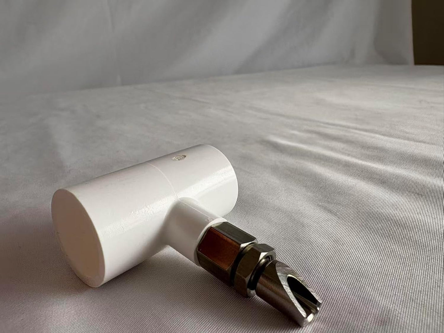 6pcs Stainless Steel Rabbit Water Nipples Automatic PVC Tees Rodent Waterering System