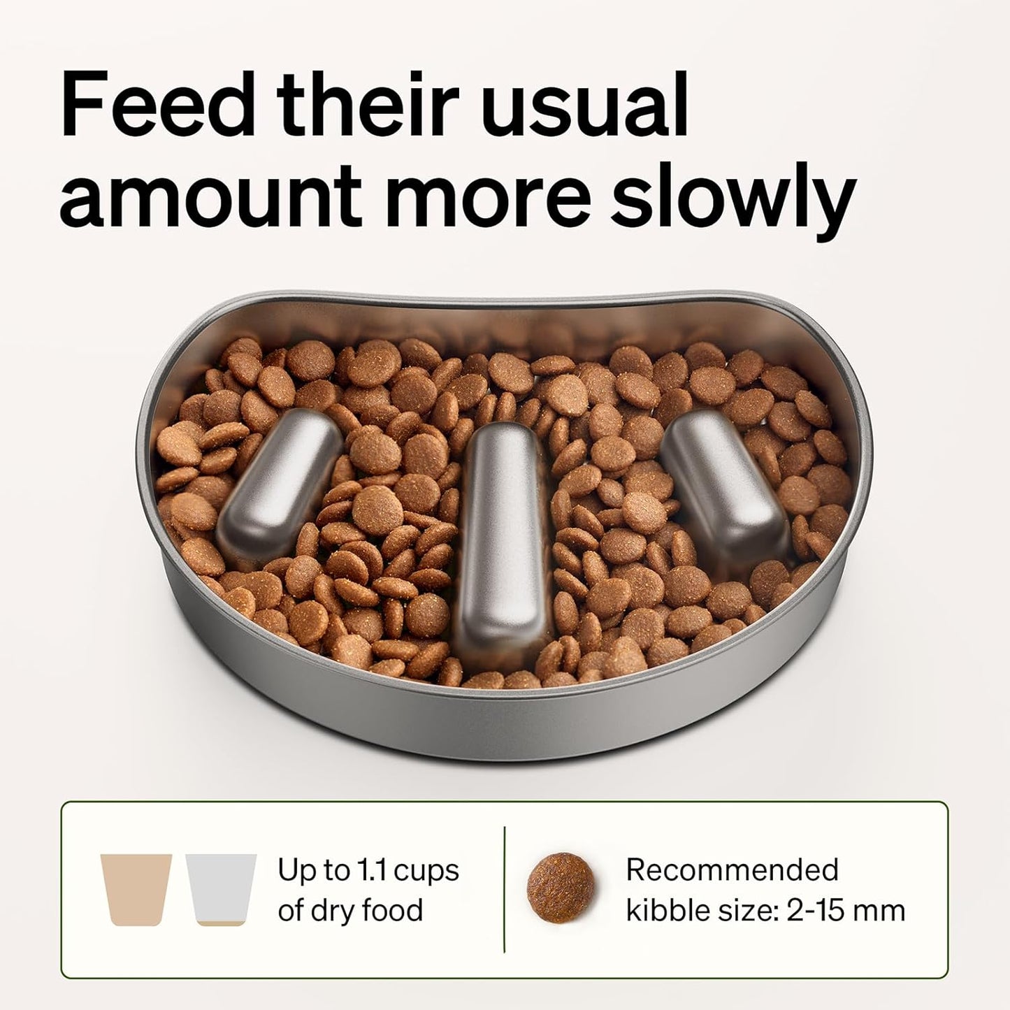 Bundle of PETLIBRO Automatic Cat Feeder with Camera, 1080P HD Video with Night Vision + PETLIBRO Slow Feeder Bowl for Small Dogs & Cats, 1.125 Cup— Anti-Gulp Stainless Steel Dog & Cat Bowl