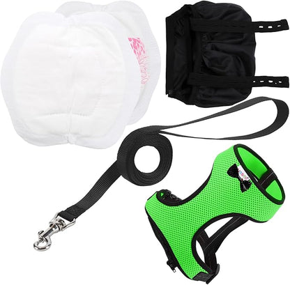 Adjustable Chicken Harness Diaper (5.4ft Leash) – Breathable & Washable Secure Training for Hens, Ducks & Chicks | Outdoor Walking & Discipline Solution