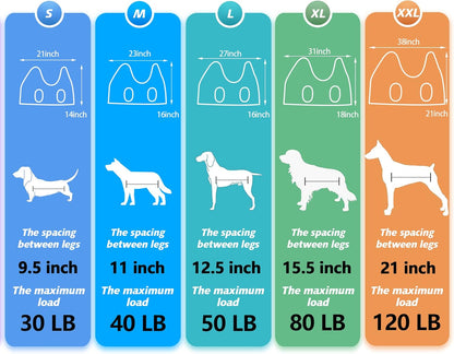 Pet Dog Grooming Hammock Harness for Nail Trimming (XXL 120lb), Dog Sling for Cutting Nail, Dog Hanging Holder Hanger for Clipping Nail with Nail Clippers, Nail File, Pet Comb