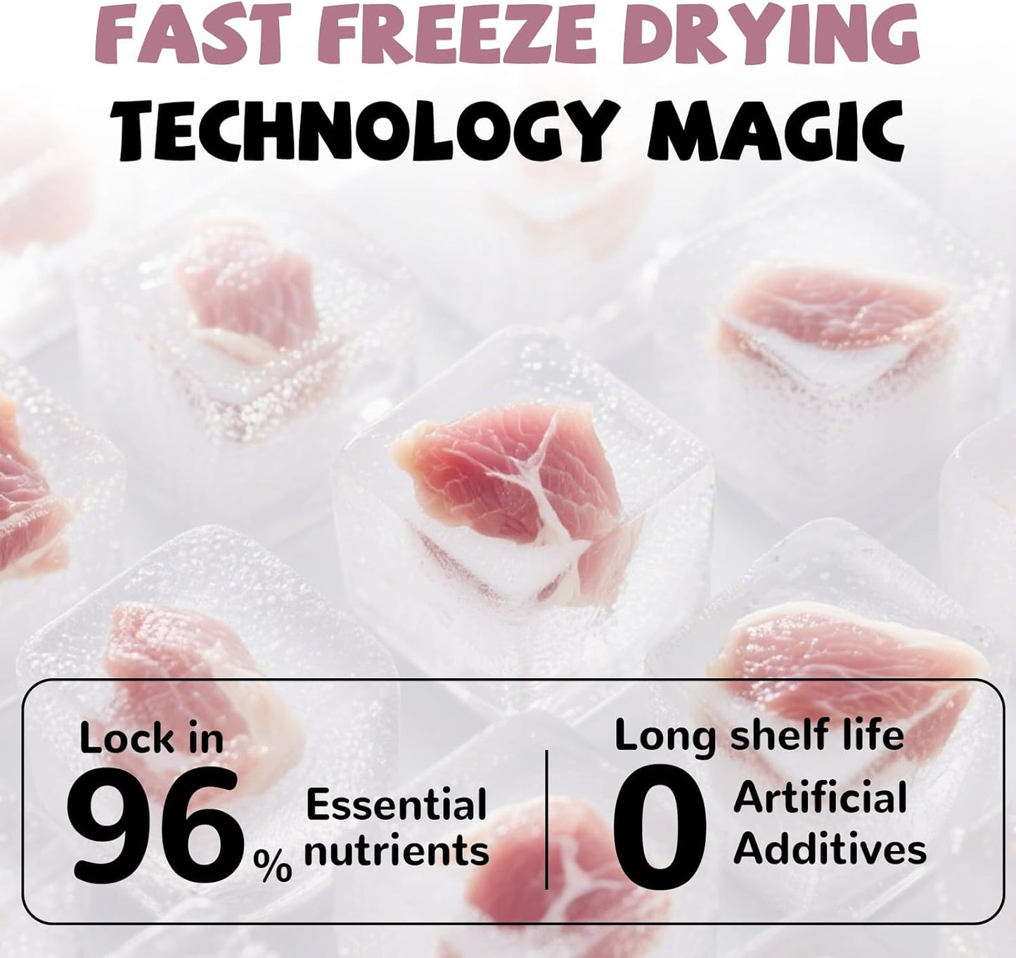 PAWUP Freeze Dried Duck Treats for Dogs, Freeze-Dried Raw Food Topper, High Protein, Gluten&Grain Free, Rawhide Free, 3.8 oz