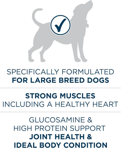 Purina ONE Plus Large Breed Adult Dog Food Dry Formula, Real Protein Rich Natural Chicken Flavor - 40 lb. Bag