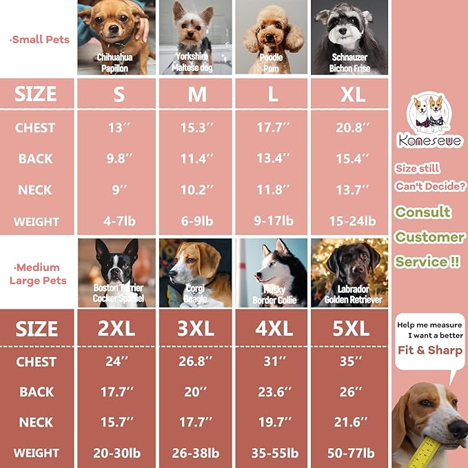 Koneseve Dog Hoodie - Fleece Warm Sweater with Pocket, Soft Clothes for Daily Wear, Basic Hooded Sweatshirts, Winter Coat Clothing, Comfort Tee Shirt Fit for All Breeds Pet - Pink - 5XL