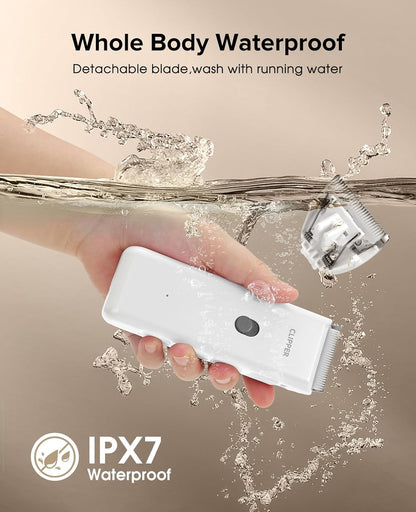 Pet Clippers for Dog Hair Grooming Low Noise, Rechargeable Cordless Cat Shaver with Ceramic Blade,Portable Pet Hair Trimmer for Matted & Long Hair