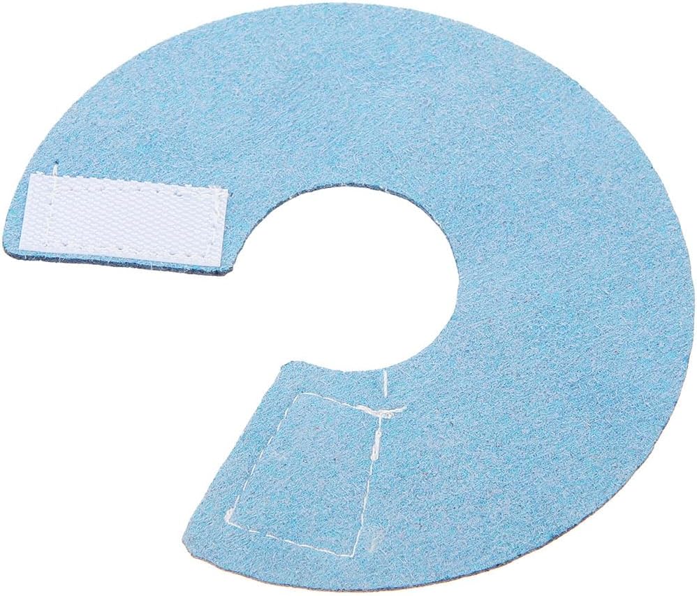 VANZACK Bird Cone Collar Adjustable Bird Parrot Tapered Collar Parrot Recovery Cones Neck Quaker Leather Neck Protector Feather Protection Sky-Blue