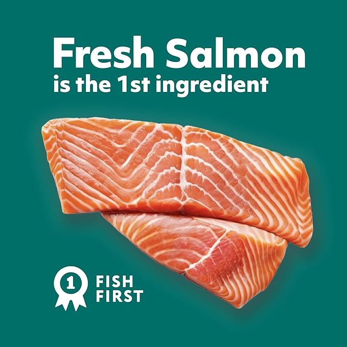 Optimeal Toy Breed Dry Dog Food – Small Kibble for Small Dogs, High Protein, Natural Ingredients, Skin & Digestive Support, Premium European Nutrition – Salmon & Brown Rice, 3.3 lbs