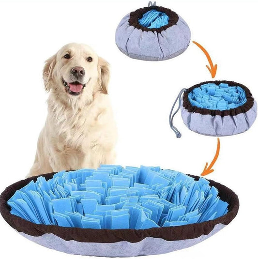 Snuffle Mat for Dogs Interactive Puzzle Feeder for Cognitive Mental Stimulation Anti Boredom Dog Toys for Puppy Games Enrichment Toy & Cat Activity Rug Indoor Outdoor
