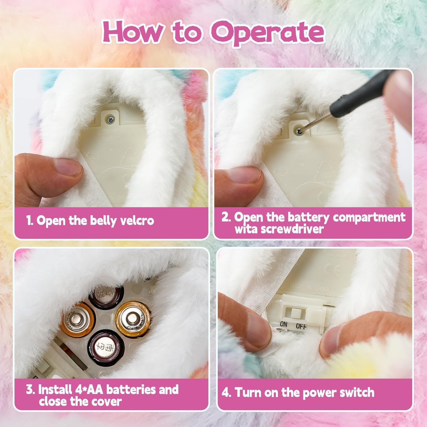 Plush Cat Stuffed Animal Interactive Cat Robot Toy, LED Robotic Cat Barking Meow Kitten Touch Control, Electronic Cat Pet, Robot Cat Kitty Toy, Animated Toy Cats for Girls Baby Kids