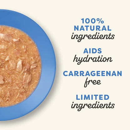 Applaws Natural Wet Cat Food in Gravy, Limited and Natural Ingredients, High Protein with No Artificial Additives, Fish Selection Variety Pack in Gravy (12 x 2.47oz Cans)