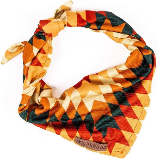 Wilderdog Dog Bandana with Lightweight Quick Drying Poly-Blend Mesh Material in Russet