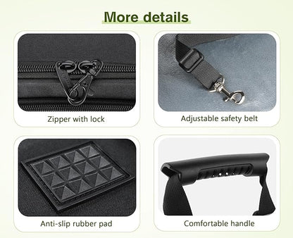 Pecute Pet Carrier Backpack, Large Cat Carrier Backpack, Expandable Cat Backpack with Breathable Mesh for Medium Large Cats, and Small Dogs, Dog Backpack Carrier for Travel Hiking Black