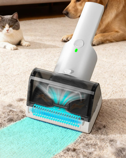 Electric Pet Hair Removal Tool,2025-Upgrade Cat&Dog Hair Vacuum & Lint Rollers Remover,Automatic Portable Hair Tool for Indoor and Outdoor,Cat Bed,Climbing Frame,Board,Carpet,Mats,Car Mats