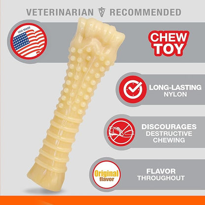 Nylabone Textured Knuckle Bone Power Chew Toy for Dogs, Durable & Tough Dog Toys for Aggressive Chewers, Original Flavor, X-Large - Over 50 Ibs, 1 Count