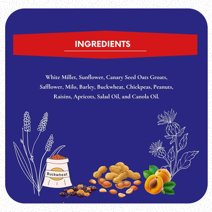 5LB 3400 Wholesome Conure & Cockatiel Blend