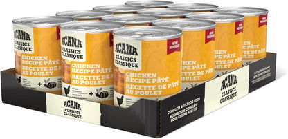 ACANA Classics Pate Wet Dog Food Chicken Recipe 12.5oz Cans (12 Count)