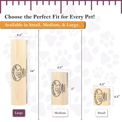 SleekEZ Deshedding Grooming Tool | Horse Brush for Horse Grooming Kit | Pet Hair Removal Tool | Curry Comb | Deshedding Brush | Shedding Comb | Works on All Hair Types | Made in USA | 1 pack | 10 inch