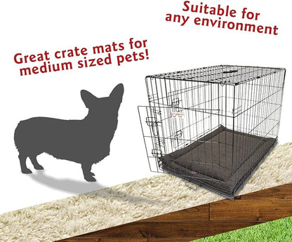 36" Villa Storm Gray Crate Dog Bed Mat By Majestic Pet Products