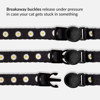 CollarDirect Cat Collar Breakaway with Removable Bell Set of 2 PCS