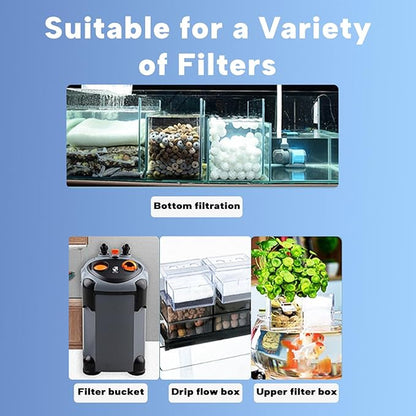 5 Square Feet Aquarium Filter Floss Media Innovative 3D mesh Filter Floss for Fish Tank, 60 * 12inch Excellent Filter Floss Durable, Easy to Cut, Filter Media Smooth Water Flow