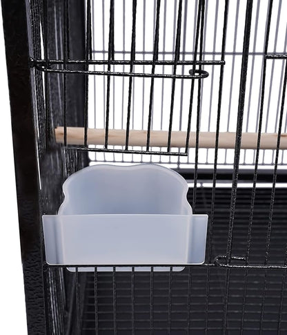 Parakeet Manor Bird Cage Metal Large Bird Cage Pet Bird Flight Cages with Rolling Stand for Parrot Lovebirds Finches Canaries Parakeets Cockatiels Budgie Parrotlet Conures