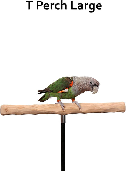 Parrot Training Perch Kit (T Perch, Large)