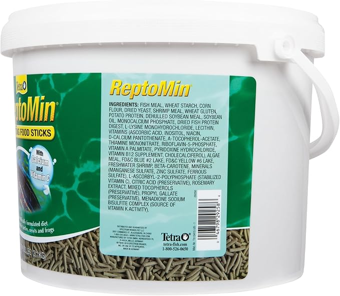 Tetra ReptoMin Floating Food Sticks, For Aquatic Turtles, Newts and Frogs, 6.83 lbs
