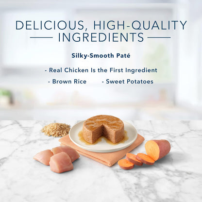 Blue Buffalo Tastefuls Natural Pate Wet Cat Food, Chicken Entrée 5.5-oz cans (Pack of 24)