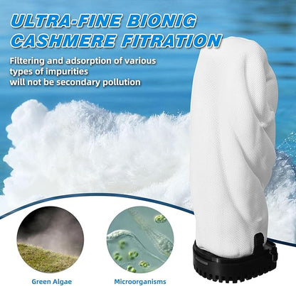 300GPH Aquarium Filter, UV Sterilizer for Aquarium for 45-120 Gallon, Submersible Pump Filter for Green Water Algae Clean, Ultra-Silent Green Killing Machine with Fish Tank & Turtle Tank Deodorization