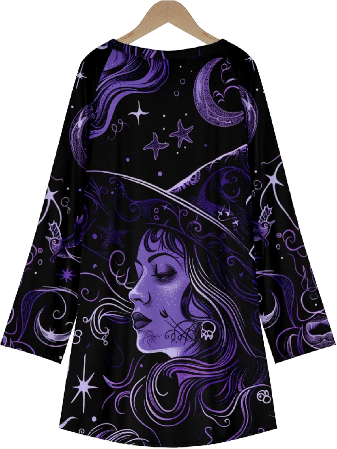 MARSVOVO Women Novelty Graphic Plus Size Sweater Crewneck Long Sleeve Cute Printed Loose Fit Casual Fall Sweaters Top